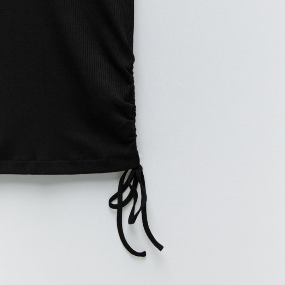 𝗡𝗪𝗧 𝗭𝗮𝗿𝗮 • Side Ruched Top - Picture 5 of 5